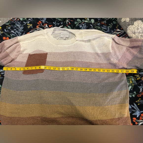 Hayden Lightweight Multicolor Striped Sweater - Picture 10 of 11